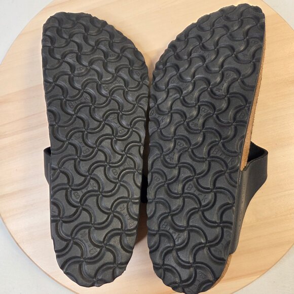 Birkenstock Gizeh Black Oiled Leather Thong Sandals Women EU 39/ US 8 - Picture 11 of 13